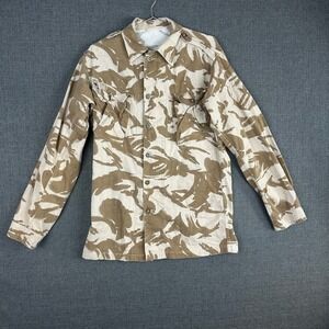 Desert Camo Shirt Mens Long Sleeve Button Up Military Style Tactical